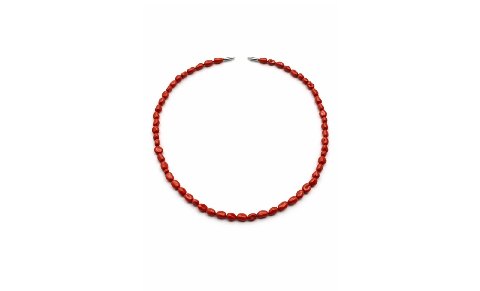 Necklace "Red Drops"