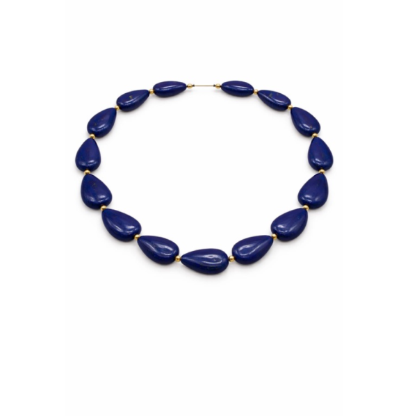 Necklace "Blue Connection"