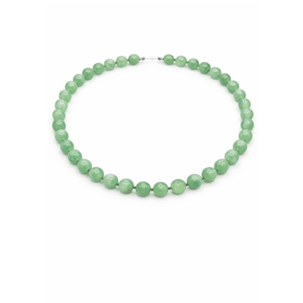 Necklace "Green Jade"