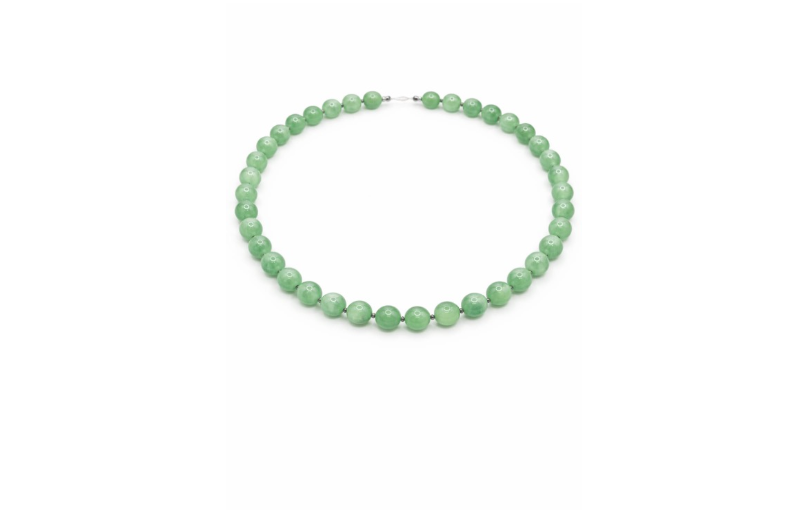 Necklace "Green Jade"