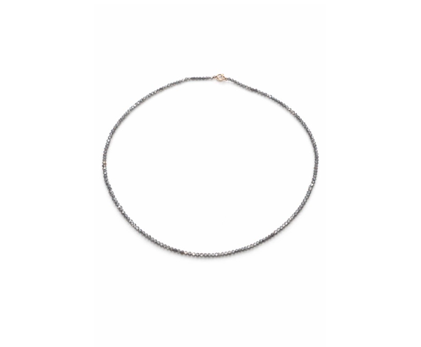 Necklace "Grey Drops"