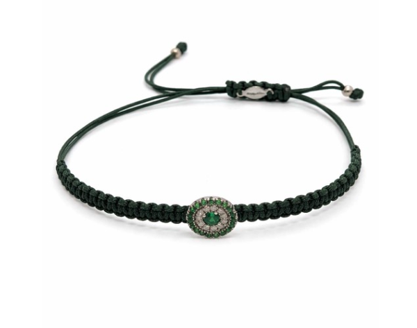 Bracelet "Green Disc"