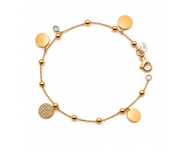 Bracelet "Pink Charms"