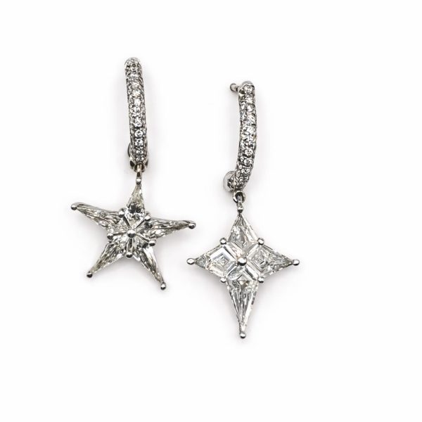 Earring 'Star & Cross'
