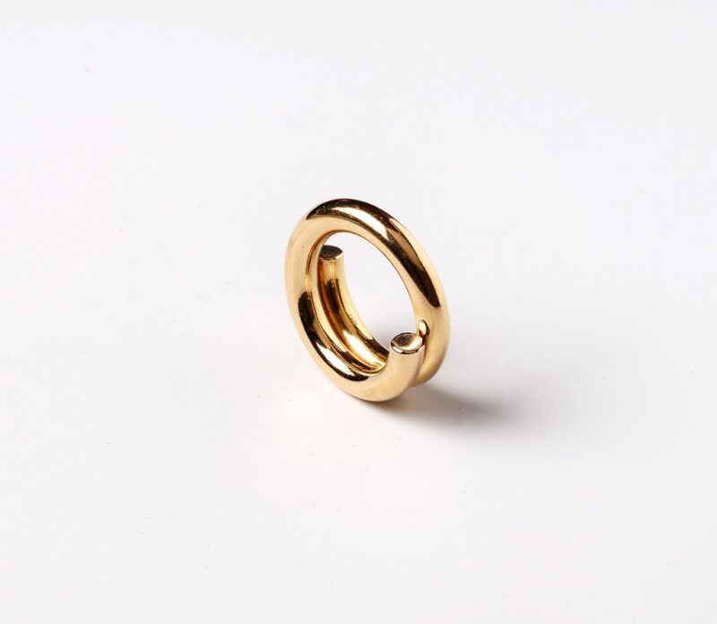 Ring 'Wikkel'  breed 2 wikkels