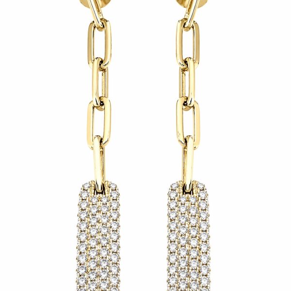 Gold Diamonds Earrings