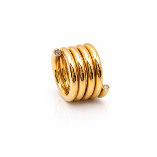 Ring "Wikkel" (5 wraps)