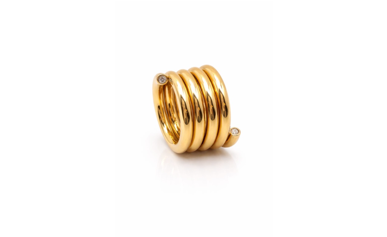 Ring "Wikkel" (5 wraps)