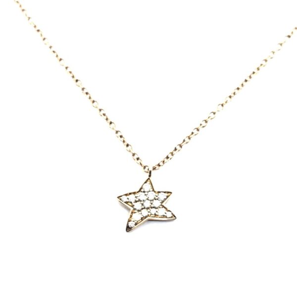 Collier ' Pink Star '