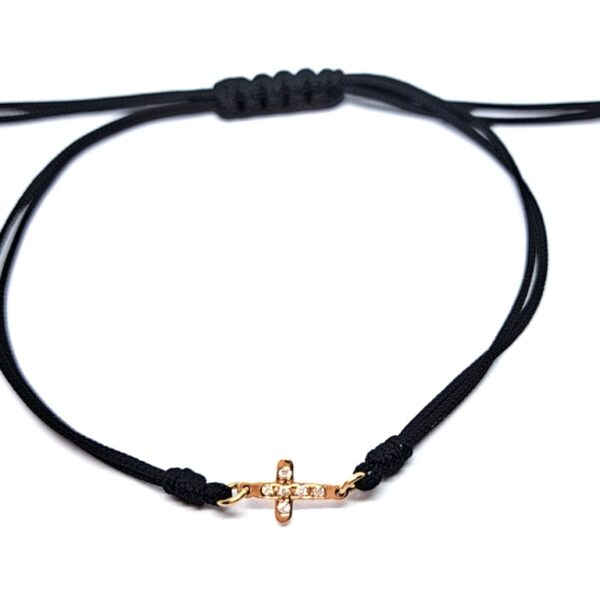 Armband 'Little cross with diamonds'