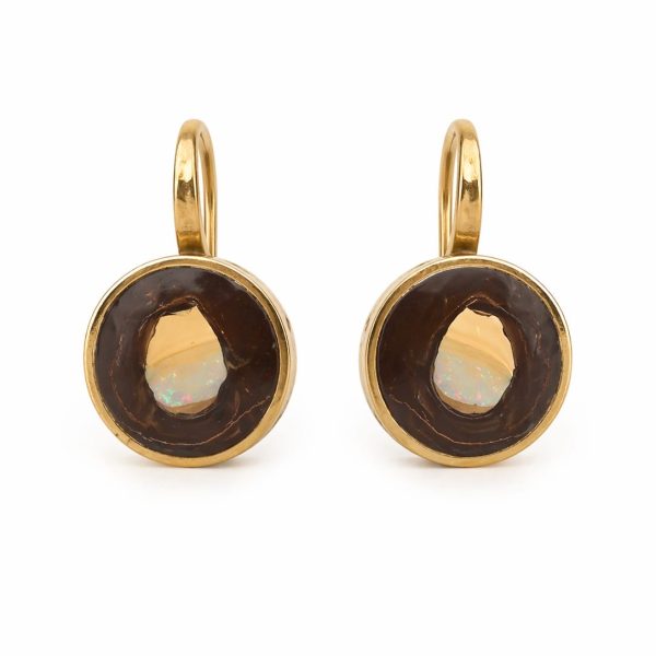 Drop earrings “Opal Fantasy I”