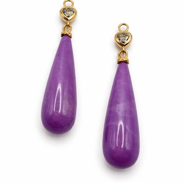 Drop Earrings element “Purple Beauty”