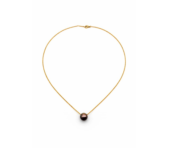 Necklace "Brown"