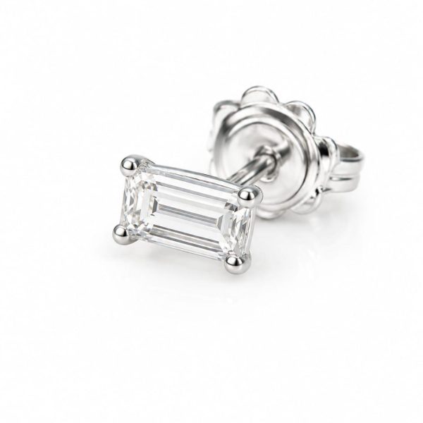 Earrings baguette